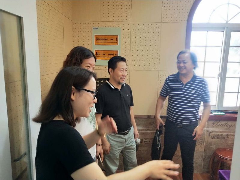 市才艺大赛指导组来公道中学指导学校艺术教育 市才艺大赛指导组来公道中学指导学校艺术教育